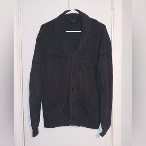 Thomas Parker Dark Gray Button Front Cardigan XL